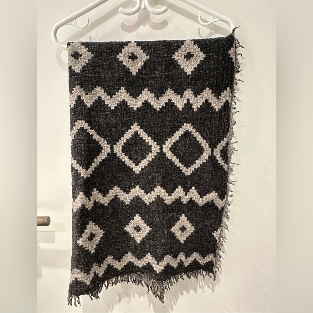 Wilfred Reversible Wool Blanket Scarf
